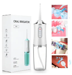 Irrigador oral portátil - usos y características